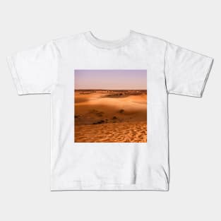 SCENERY 94 - Summer Desert Sand Dune Dry Plateau Landscape Kids T-Shirt